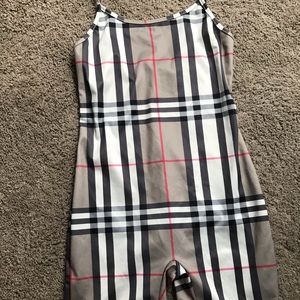 Burberry print onesie never worn
